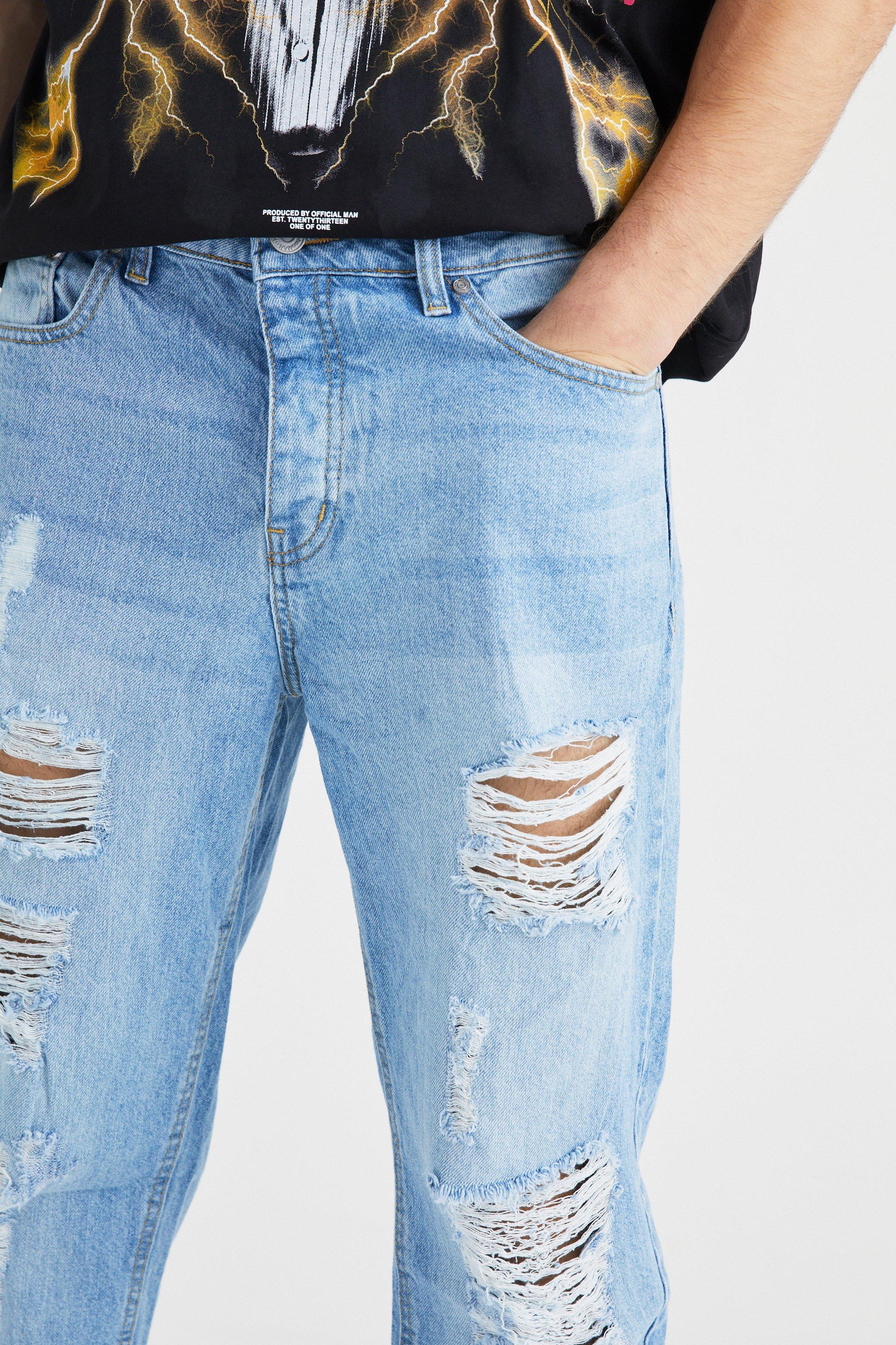 Womens tall hot sale ripped jeans